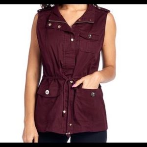 Supernova Womens Drawstring-Waist Vest